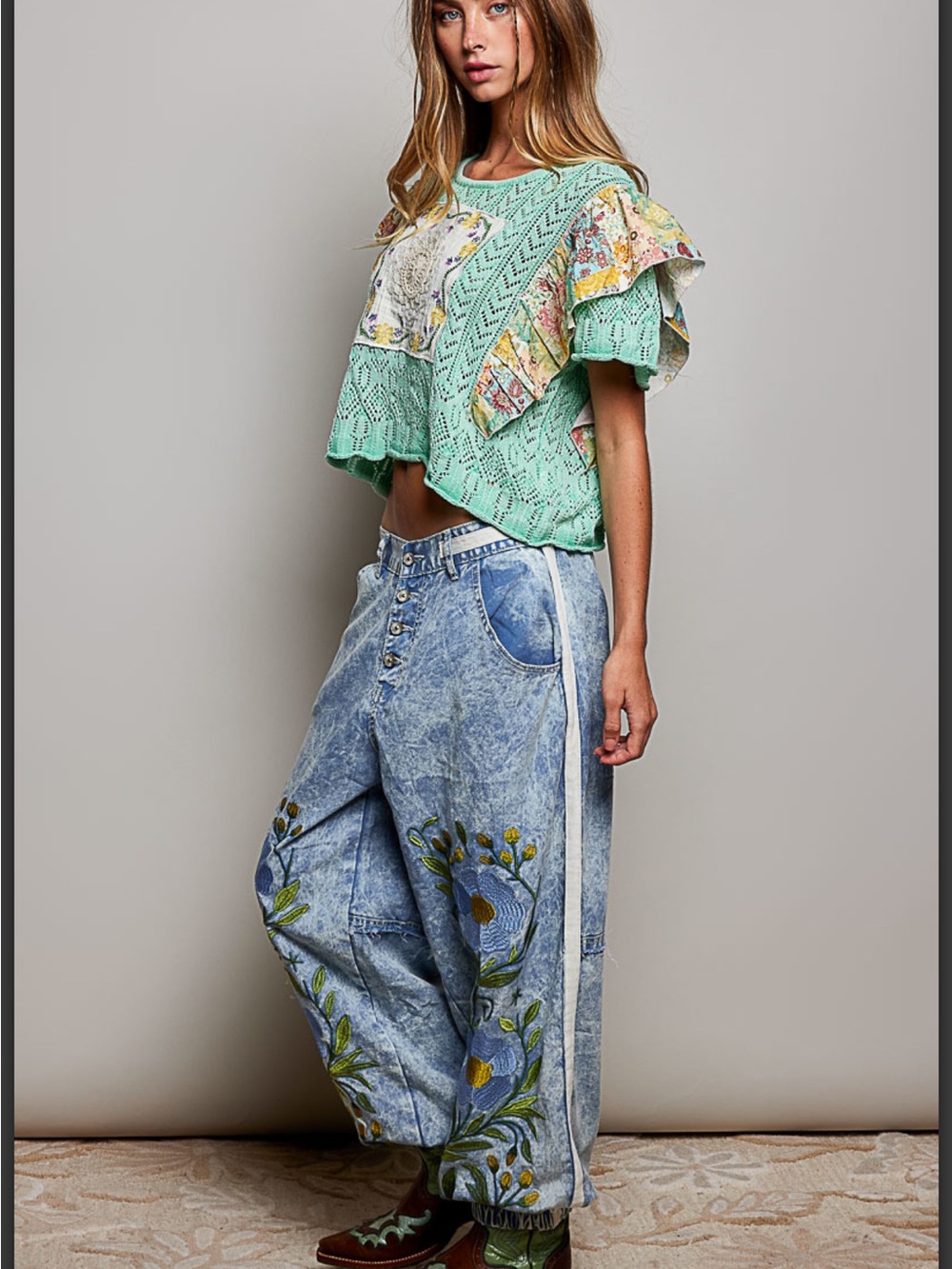 Pol Embroidered Jogger Jeans - Picture 5 of 11